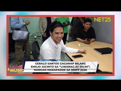 Gerald Santos to portray Emilio Jacinto in “Liwanag at Dilim”; hopes to enter MMFF 2026