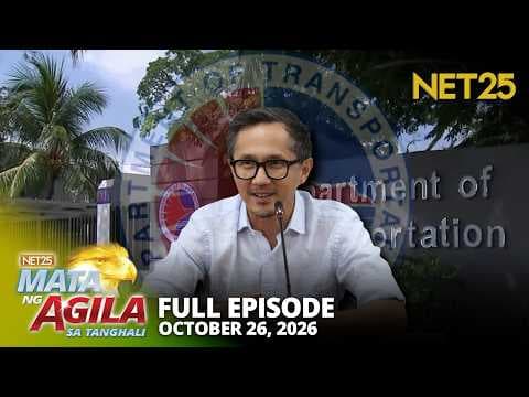 Mata ng Agila sa Tanghali - October 26, 2026