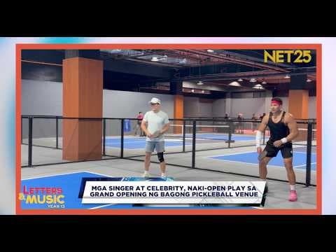 Celebrities join open play at grand opening of new pickleball venue
