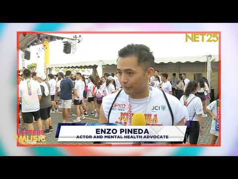 ENZO PINEDA LEADS COLORFEST CARNIVAL RUN FOR MENTAL HEALTH