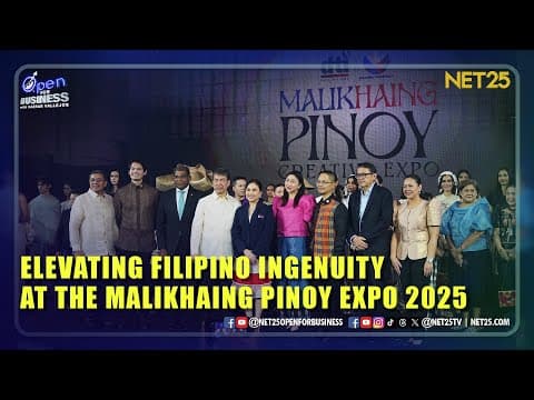 Open For Business | Elevating Filipino Ingenuity at the Malikhaing Pinoy Expo 2025