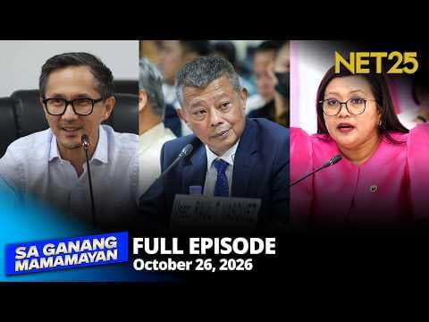 Sa Ganang Mamamayan - October 26, 2026