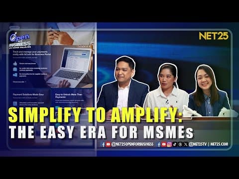 Open For Business | Simplify to Amplify: the Easy Era For MSMEs | October 19, 2025