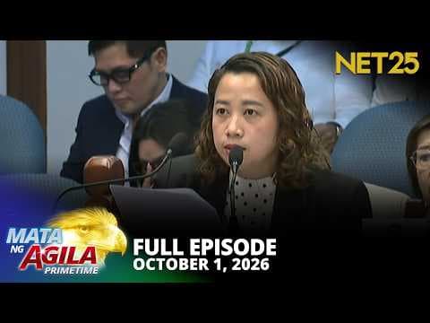Mata ng Agila Primetime - October 1, 2026