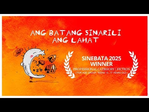 Art Academy Presents "Ang Batang Sinarili Ang Lahat": An Award-Winning Animated Short Film