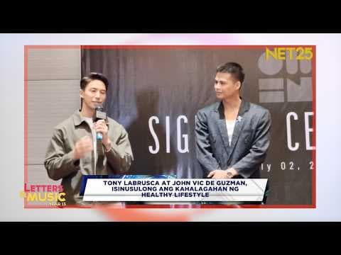 Tony Labrusca and John Vic De Guzman champion the importance of a healthy lifestyle