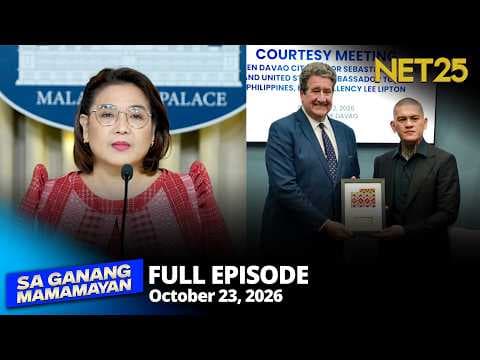 Sa Ganang Mamamayan - October 23, 2026