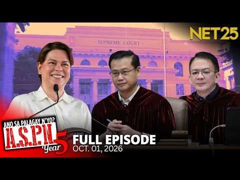 Ano Sa Palagay N'yo? (ASPN) | October 1, 2026