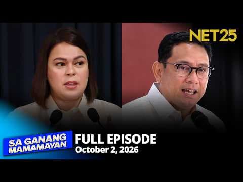 Sa Ganang Mamamayan - October 2, 2026