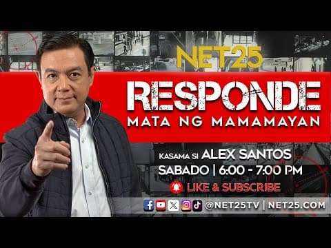 RESPONDE, Mata ng Mamamayan  - November 16, 2024 | 6:00 PM