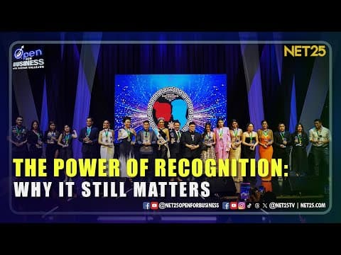 Open For Business | The Power of Recognition: Why it still matters | August 31, 2025