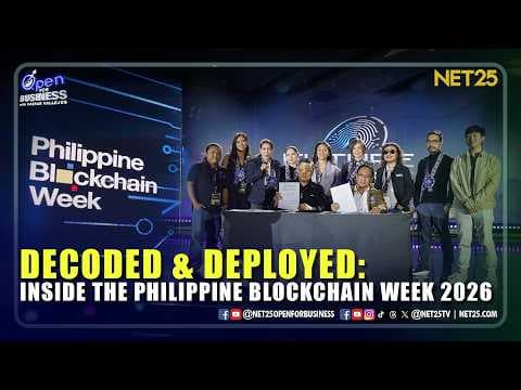 Open For Business | Decoded & Deployed: Inside the Philippine Blockchain Week 2026 | August 9, 2026