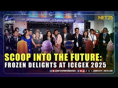 Open For Business | Scoop into the Future: Frozen Delights at IceGex 2025| November 16, 2025