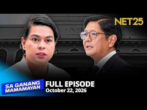 Sa Ganang Mamamayan - October 22, 2026