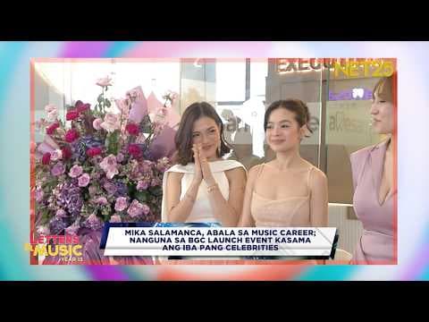 Mika Salamanca Stays Busy with Music Career, Leads BGC Launch Event Alongside Fellow Celebrities