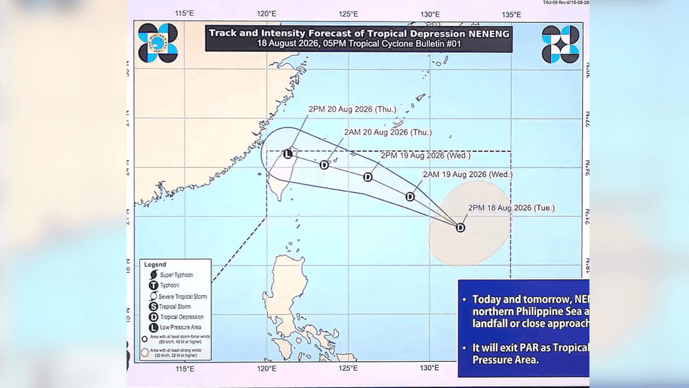 Neneng, malabong mag-landfall sa bansa; habagat patuloy na pinalalakas