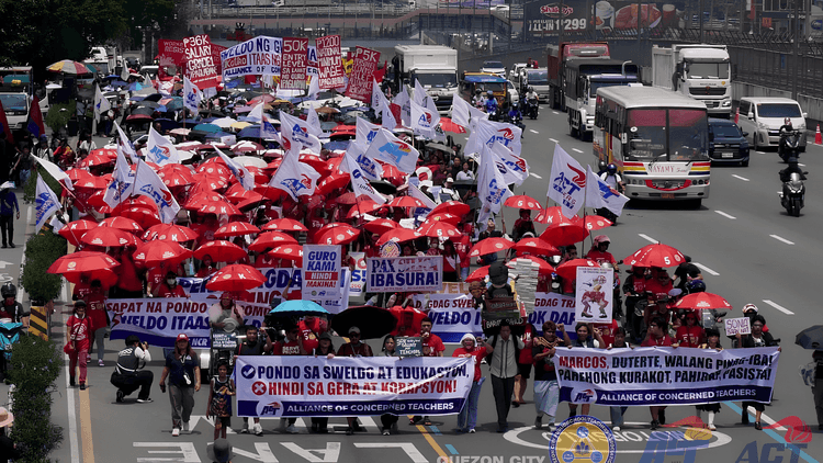 ACT Teachers Party-list nakiisa sa kilos-protesta kasabay ng SONA