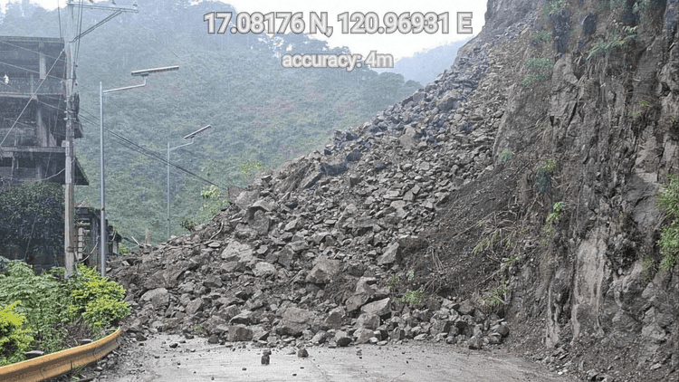 Baguio-Bontoc Road, hindi madaanan dahil sa landslide