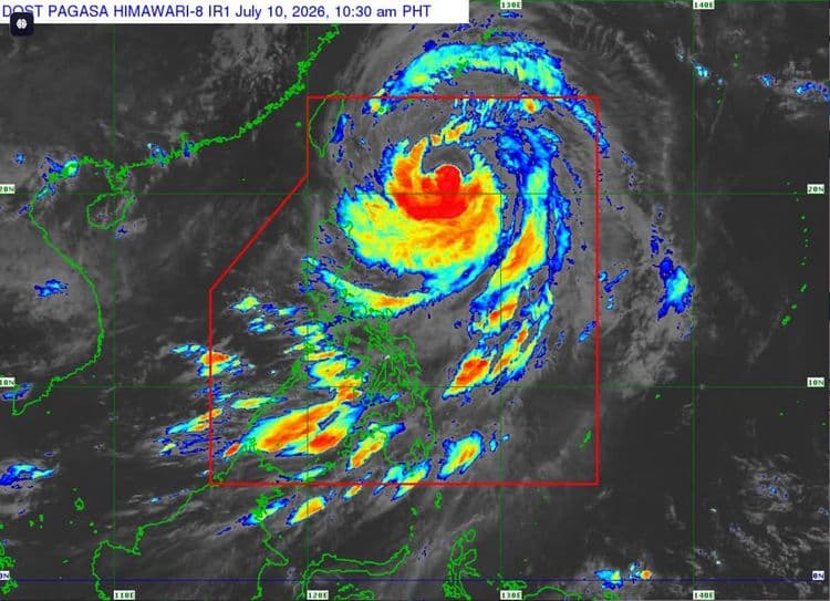 Typhoon "Inday" continues to weaken but parts of Luzon still under tropical cyclone wind signals