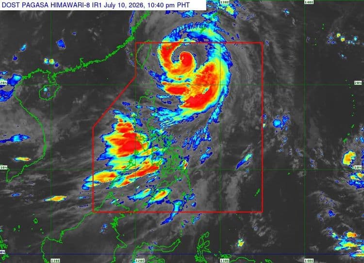 Batanes under Signal No. 2 as "Inday" accelerates toward southern islands of Japan