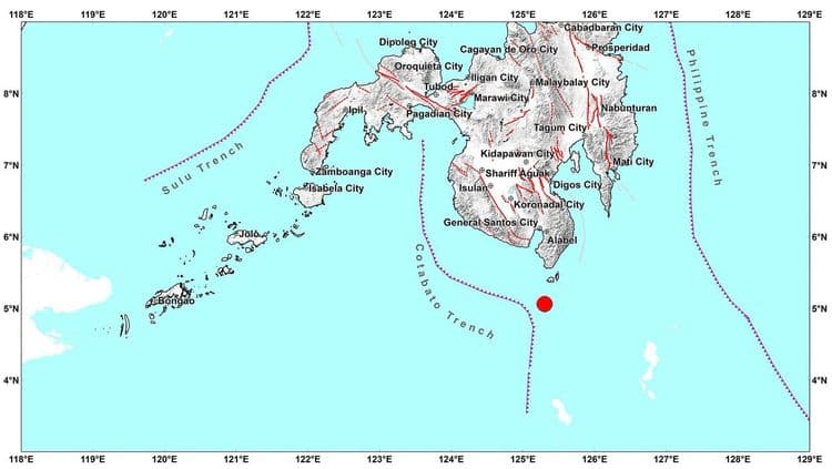 Magnitude 4.5 earthquake hits Davao Occidental 