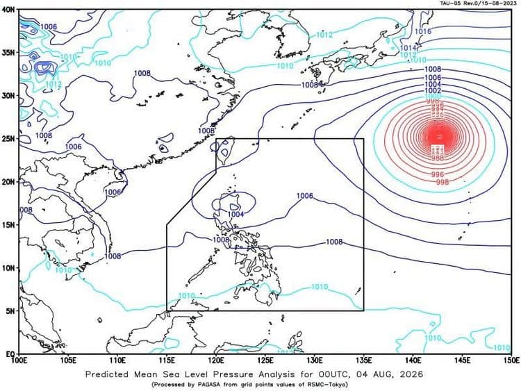 Cloudy skies, rains expected due to LPA, southwest monsoon 