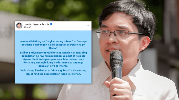 Leandro Leviste itinangging sangkot sa “Gawang Recto”