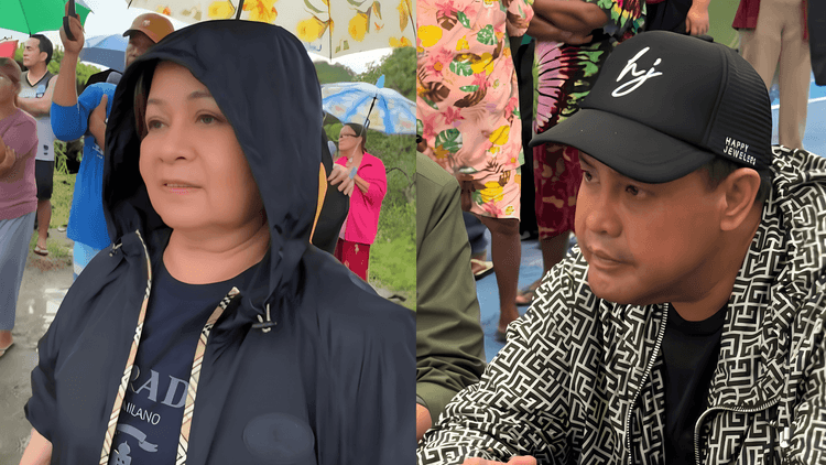 Pineda couple, binatikos sa umano’y pagsusuot ng designer clothes habang bumibisita sa binahang lugar