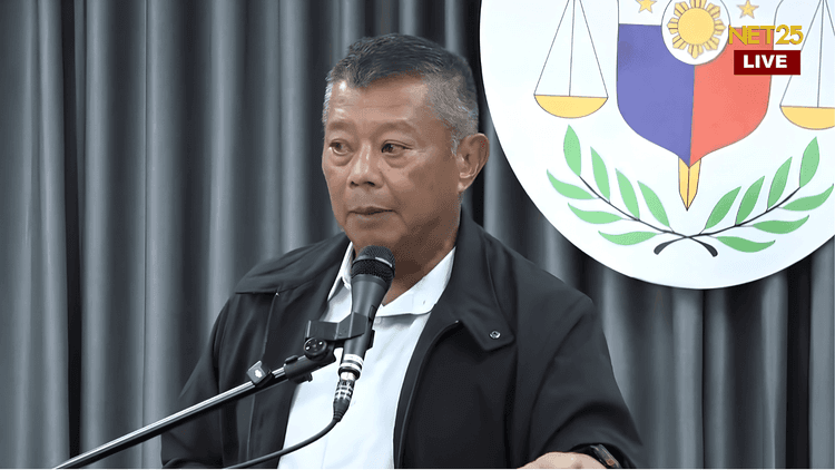 Ombudsman Remulla, humarap sa media matapos ang ₱7.4-B plunder case laban kina Romualdez at Co