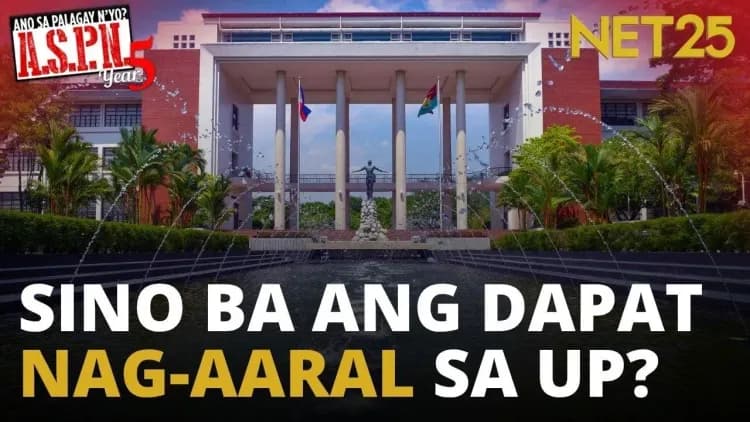 UP, para lang ba sa middle class?  | ASPN