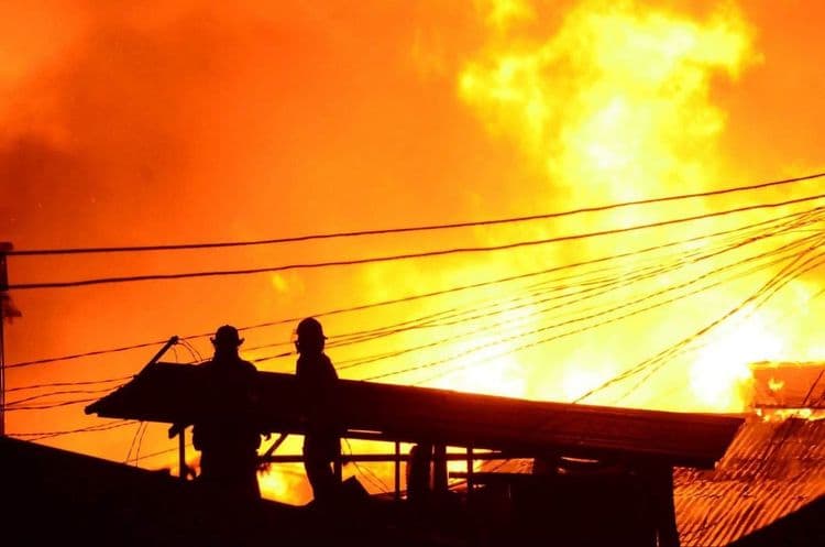 Sunog sa Davao City, umabot sa ikalimang alarma