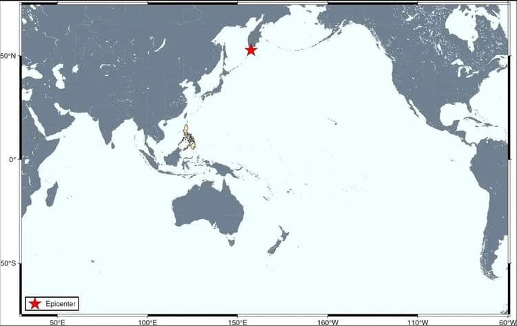 No tsunami threat to PHL following strong quake off Kamchatka Peninsula 