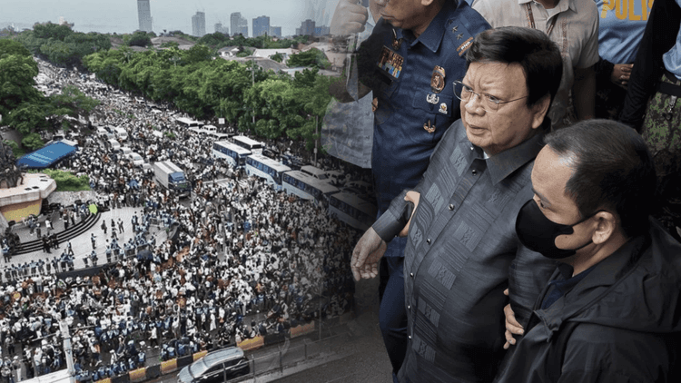 Ang pag-aresto, ang plunder, at ang protesta