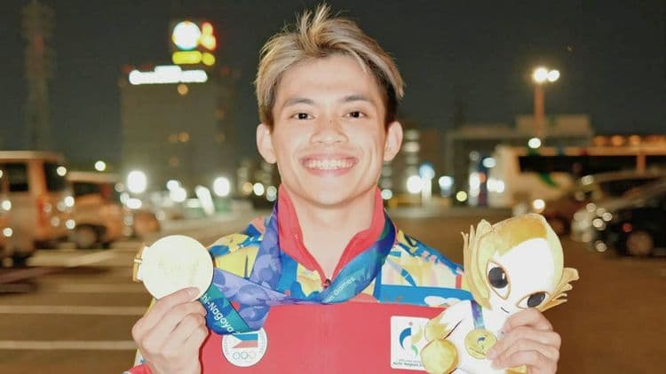 Carlos Yulo, nakuha ang unang gold medal ng Pinas  sa Asian Games
