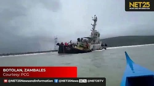 Tugboat, sumadsad sa Zambales