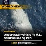 Underwater vehicle ng U.S., nakumpiska ng Iran