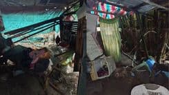 Bahay sa Porac, Pampanga, wasak matapos ang malakas na ulan