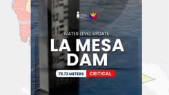 La Mesa Dam, malapit na sa spilling level
