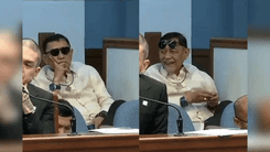 Rep. Abante, nagsuot ng shades sa impeachment trial