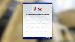 DICT Secretary Aguda, itinangging magbibitiw sa puwesto