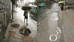 Bagong tactile paving sa Aurora Boulevard, pinuna ng mga netizen