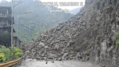 Baguio-Bontoc Road, hindi madaanan dahil sa landslide