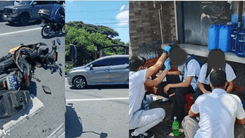 2 estudyante, sugatan sa banggaan ng motor at SUV sa Quezon