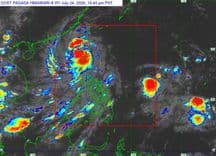 Batanes, western portion of Babuyan Islands still under Signal No. 2 due to "Kiyapo"