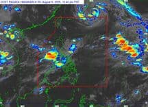 All tropical cyclone wind signals lifted as "Maymay" traverses sea east of Central Luzon