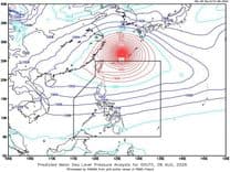 Rains expected due to southwest monsoon, trough of Typhoon "Dolphin"