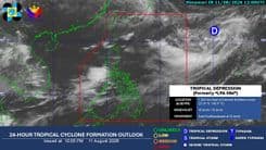 LPA monitored outside PAR now a tropical depression