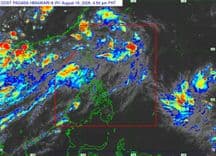 TD "Neneng" slightly weakens 