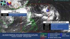 LPA being monitored inside PAR now a tropical depression 