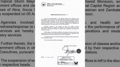 Trabaho sa gobyerno at klase sa lahat ng antas sa NCR at ilang lalawigan, sinuspido simula alas-3 ng hapon dahil sa Bagyong Maymay at habagat